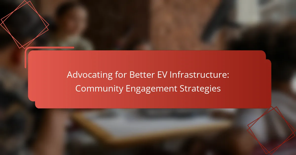 Advocating for Better EV Infrastructure: Community Engagement Strategies