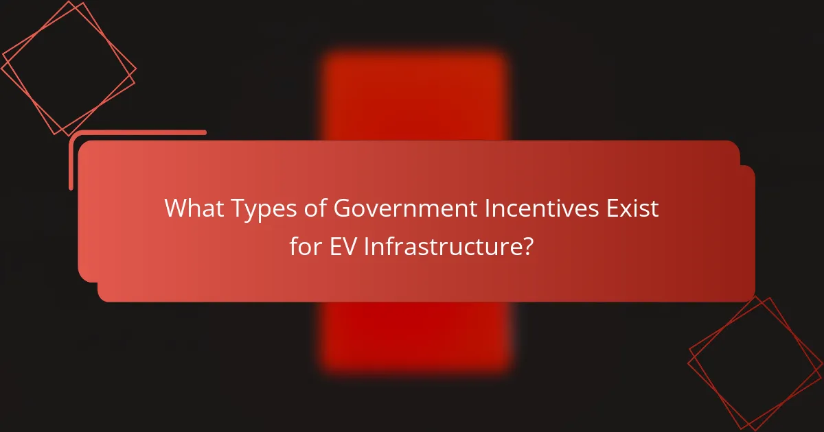 What Types of Government Incentives Exist for EV Infrastructure?