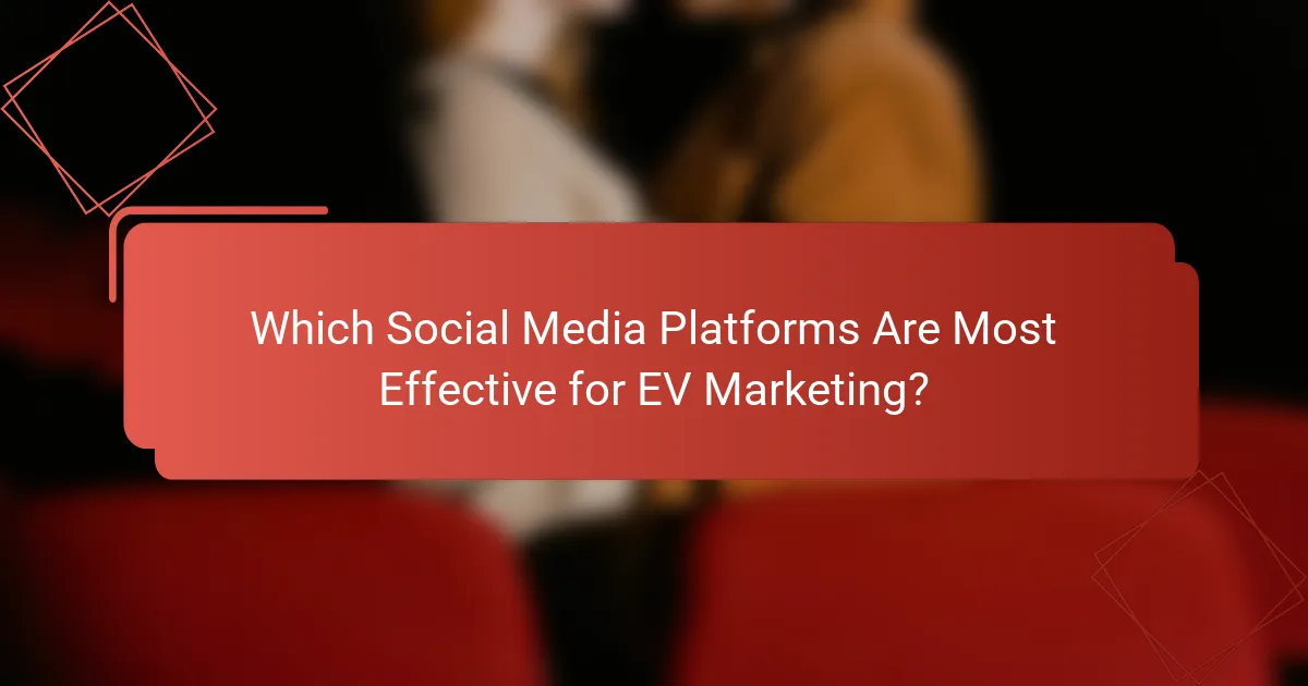 Which Social Media Platforms Are Most Effective for EV Marketing?